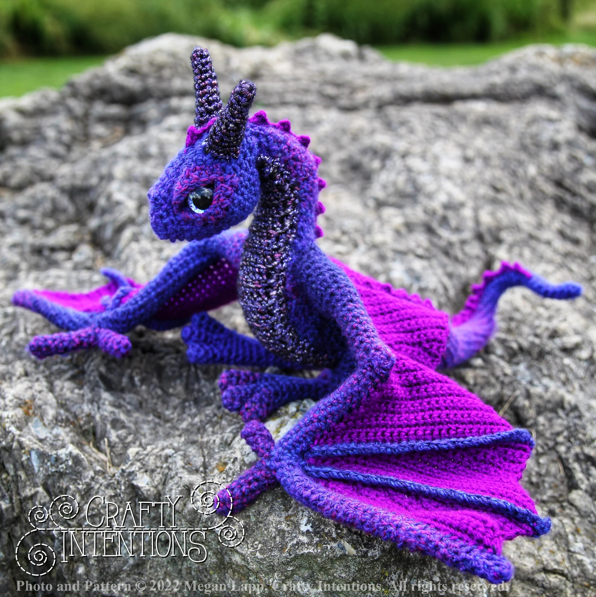 endless made purpleビーニーORIGAMI着用 最終値下げ Medium Wyvern — Crafty Intentions